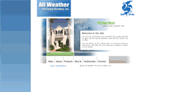 Desktop Screenshot of allweathershutters.com